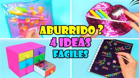 4 Ideas de Manualidades Cuando estás Aburrido!